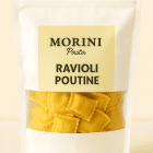 Pâtes fraîches Ravioli poutine Morini Pasta – pâtes fraîches farcies sauce fromage et gravy