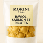 Ravioli saumon et ricotta Morini Pasta – saveur délicate et texture fondante