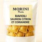 ravioli au saumon, citron et coriandre Morini Pasta